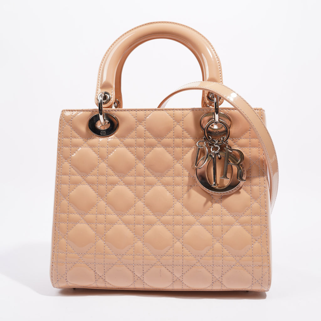 Dior Medium Lady Dior Leather Tote