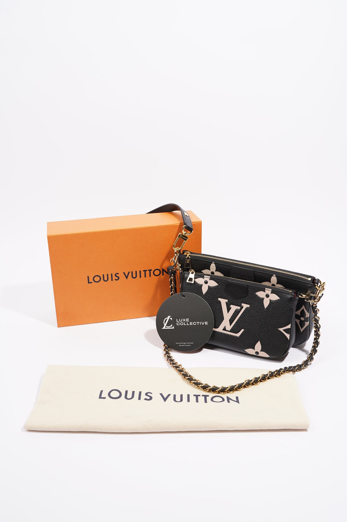 Louis Vuitton LV trio pouch by the pool Multiple colors Leather
