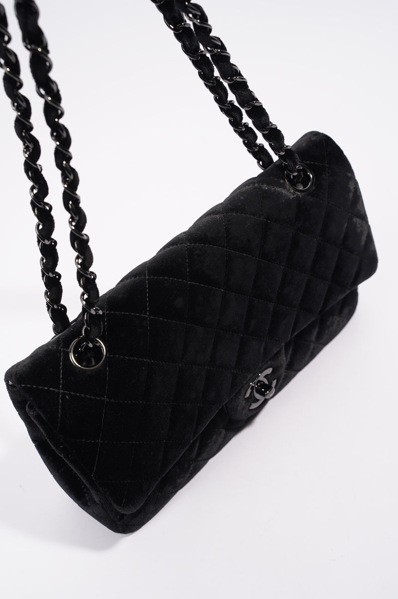 2.55 velvet mini bag Chanel Black in Velvet - 31833193