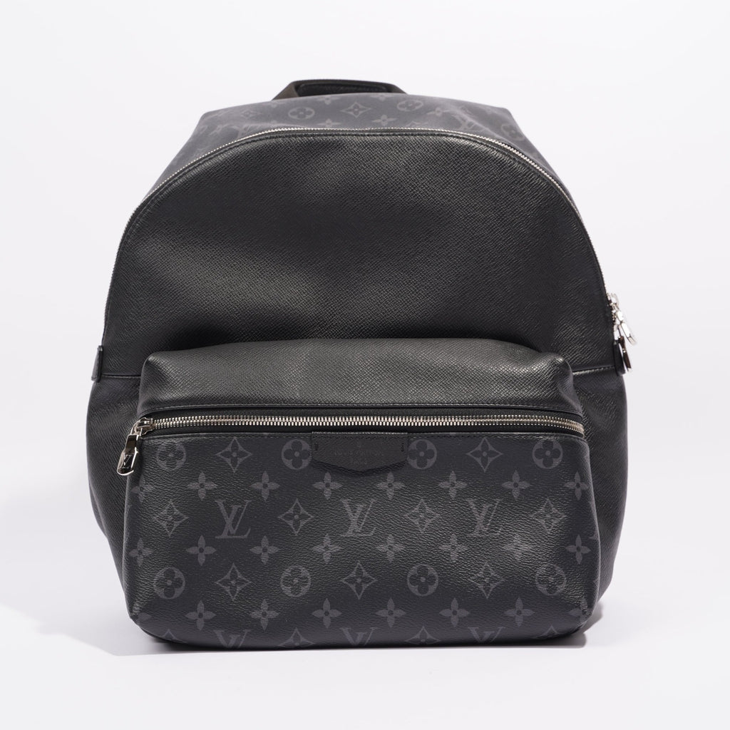 Louis Vuitton Black Monogram Eclipse and Taiga Discovery Backpack