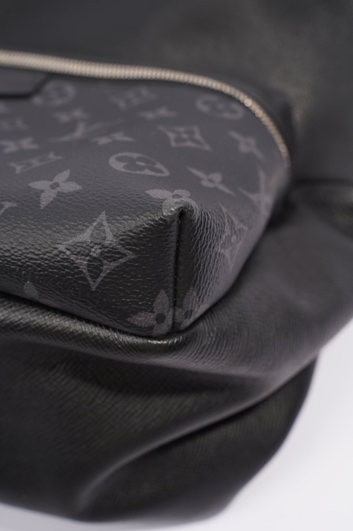 Louis Vuitton Black Monogram Eclipse and Taiga Discovery Backpack