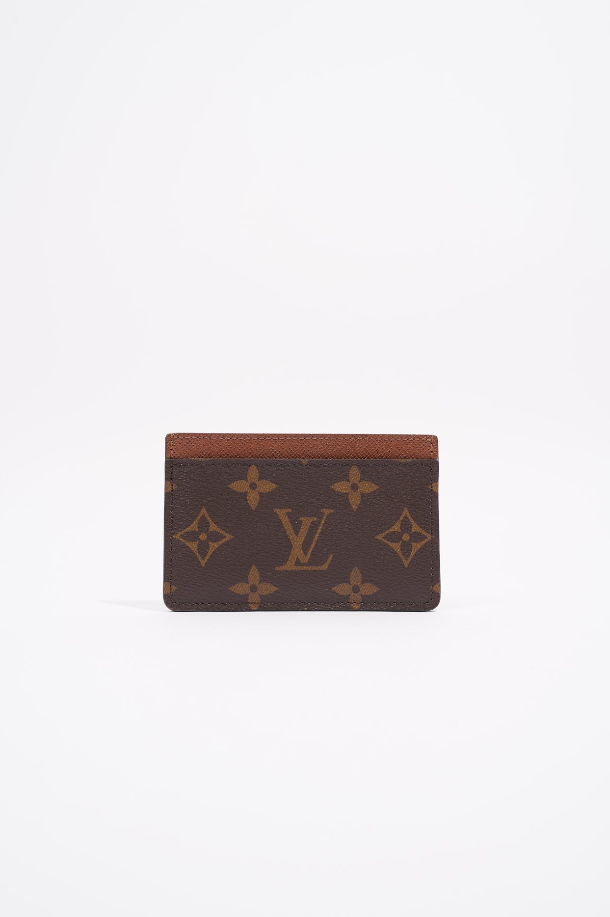 Louis Vuitton ID Card Holder Monogram Canvas Brown 1339933
