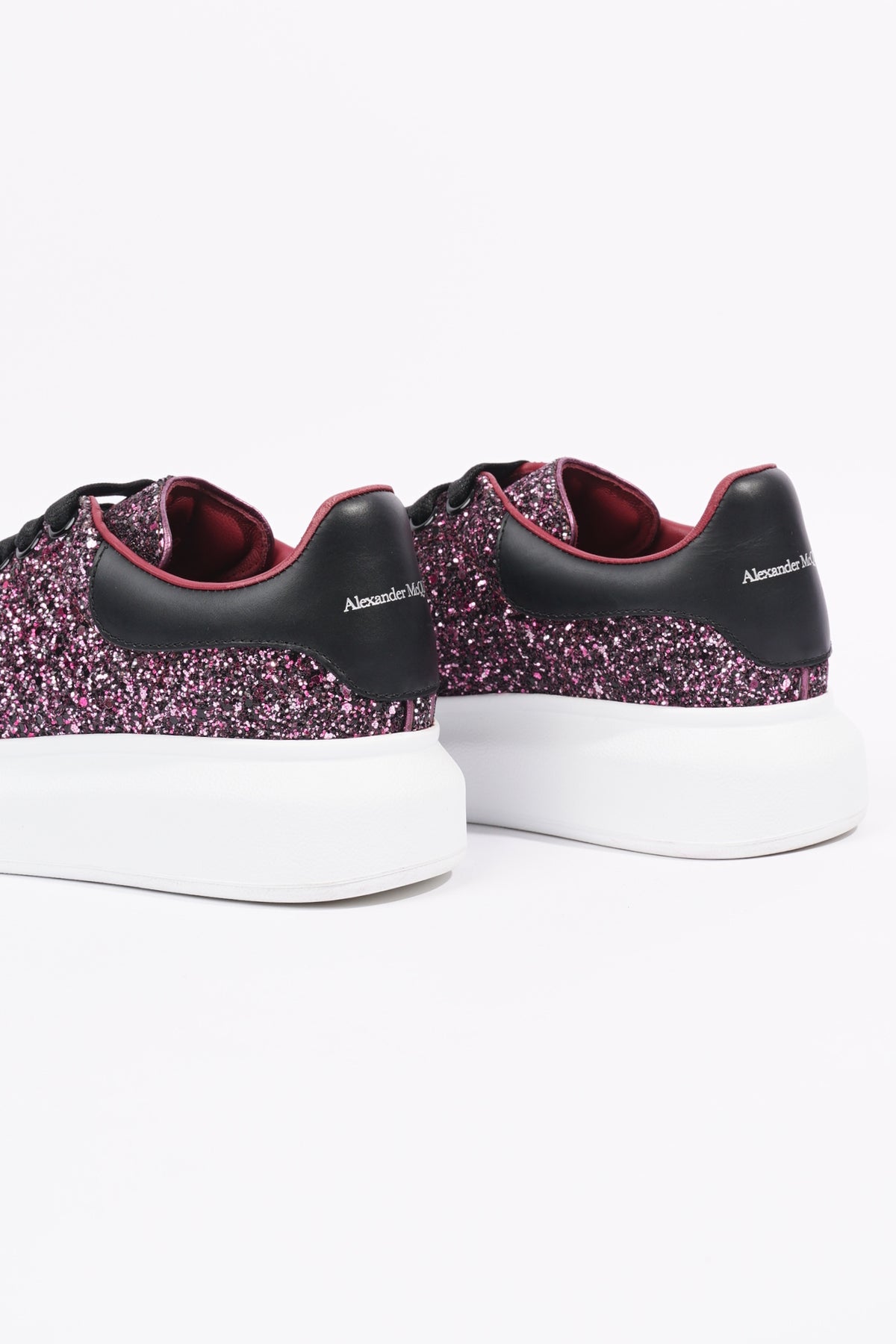 Alexander mcqueen hot sale purple glitter