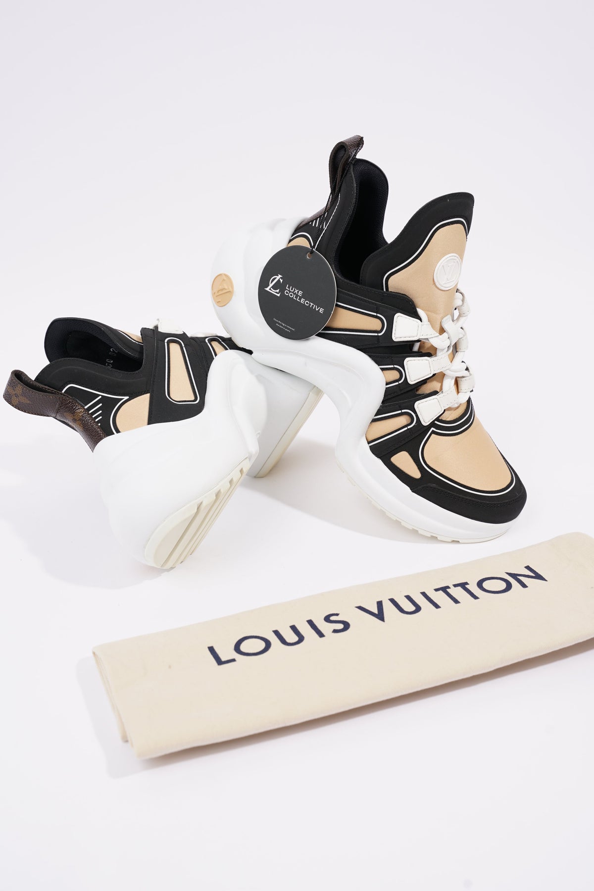 Louis Vuitton Womens Arch Light White Canvas EU 36 UK 3 – Luxe Collective
