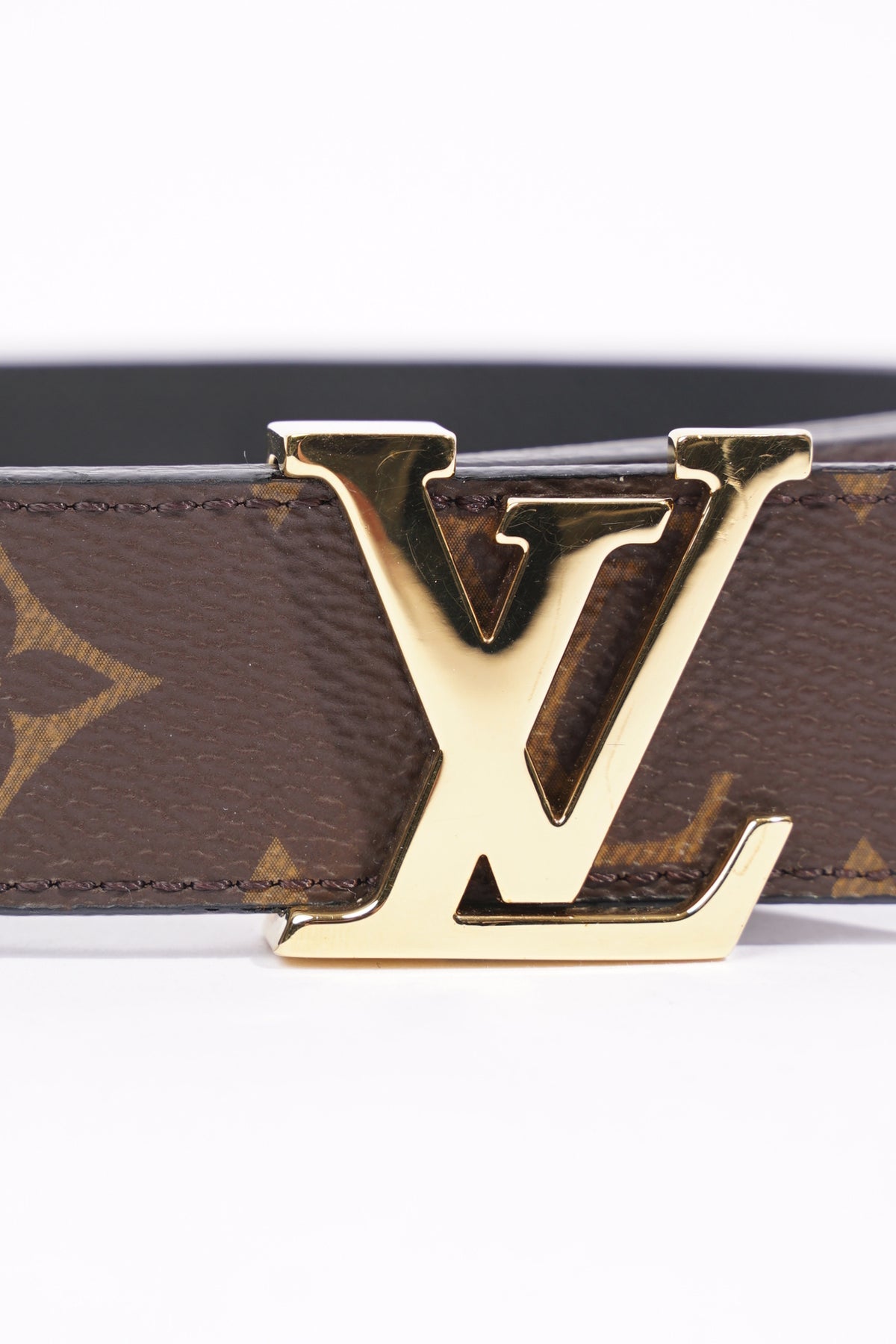 Louis Vuitton Monogram Canvas Initials Belt 95Cm
