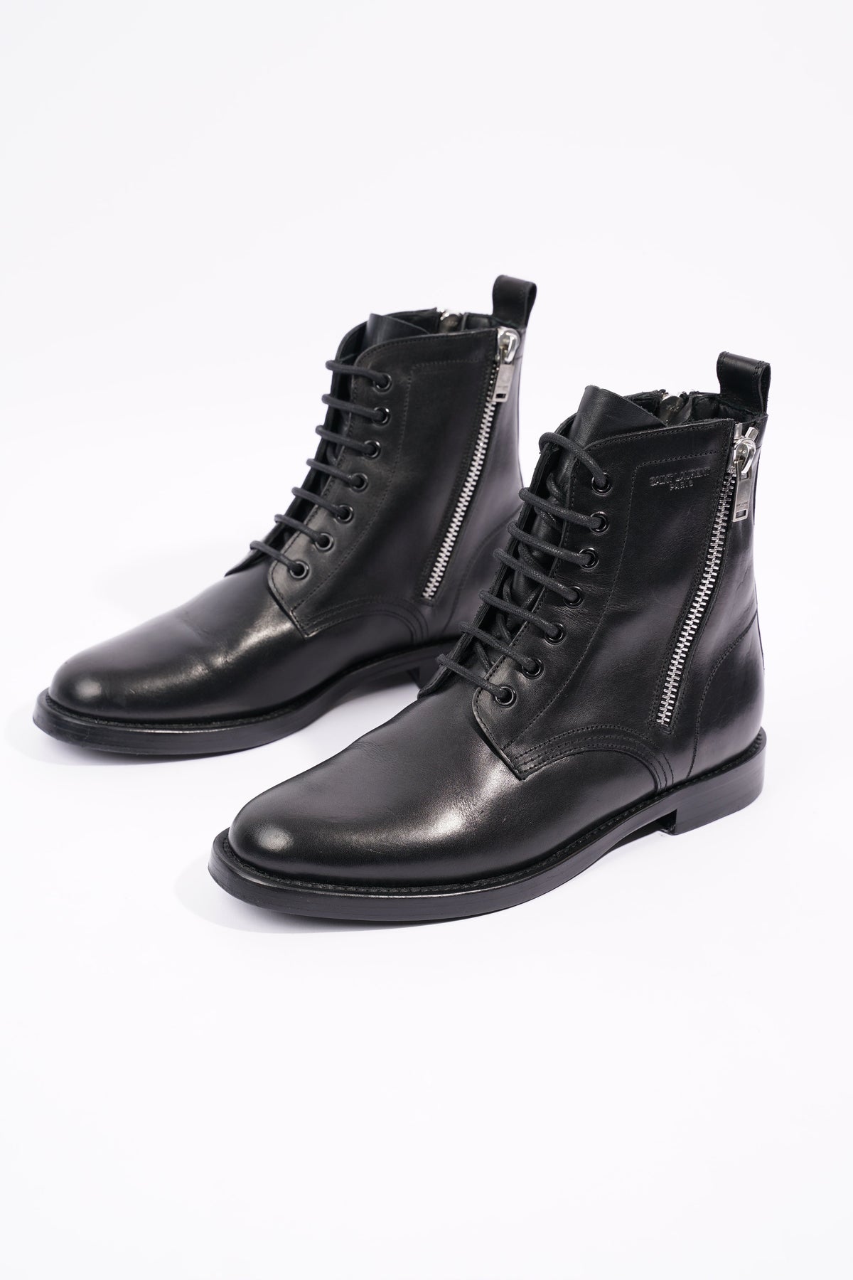 Saint laurent ranger hot sale boots mens