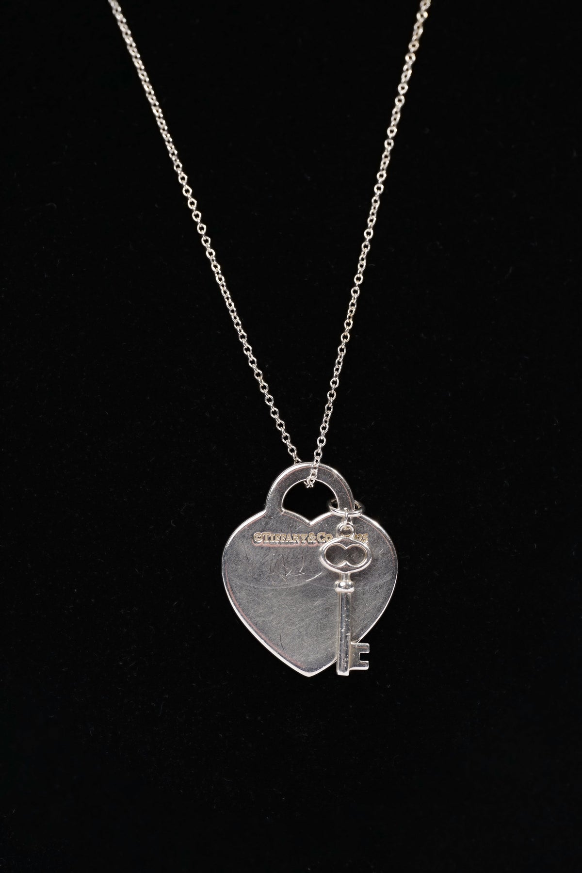 Tiffany & Co Heart Key Necklace