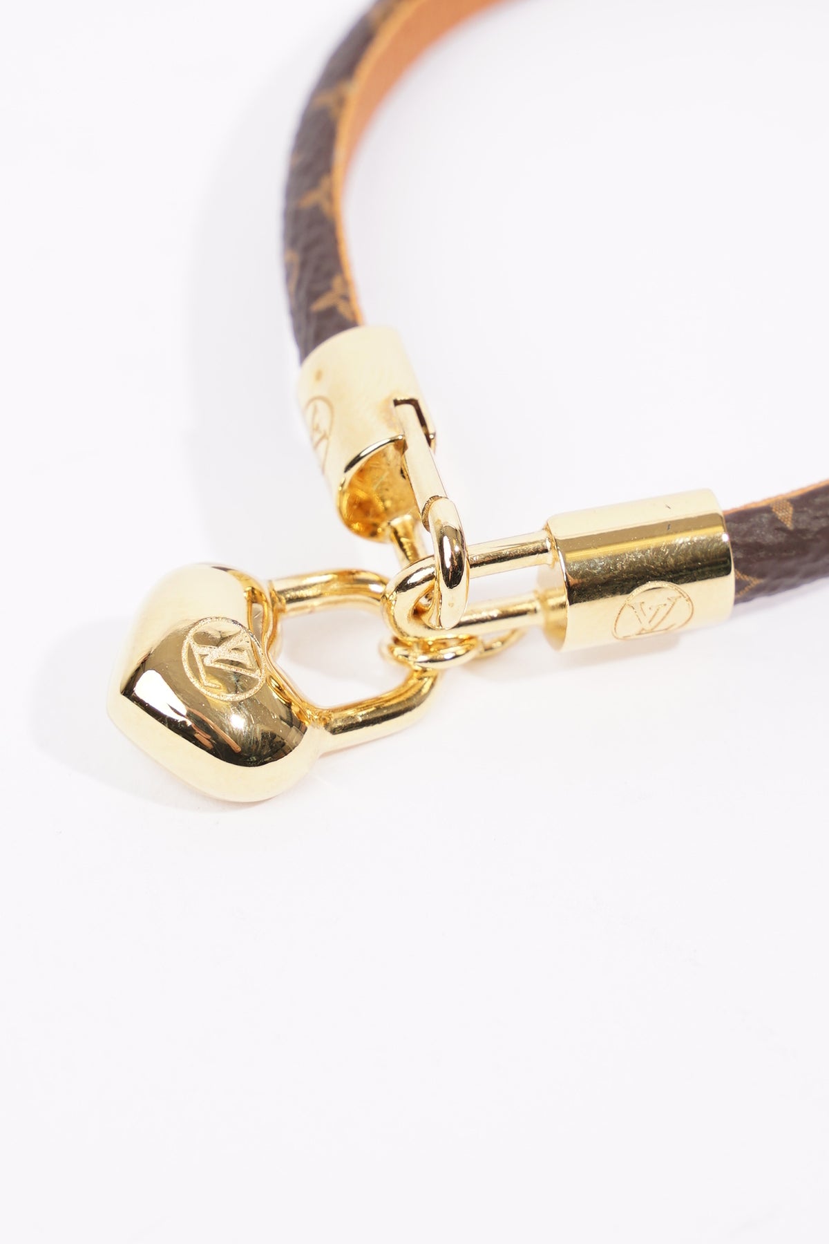 Louis Vuitton Womens Crazy In Lock Bracelet Monogram / Gold 19