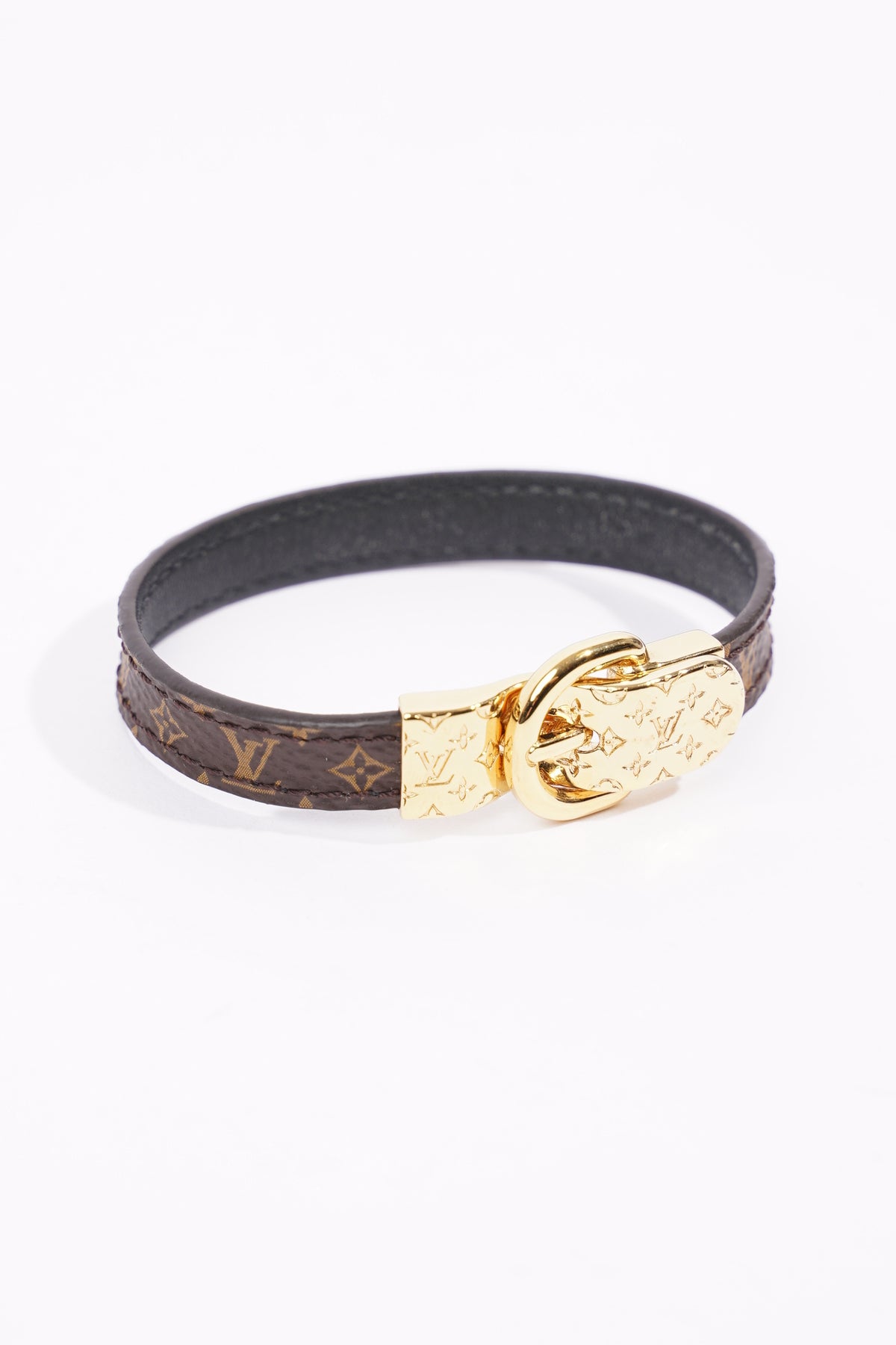 Louis Vuitton bracelet Fassun Your LV Bracelet Monogram Canvas GP Gold M617