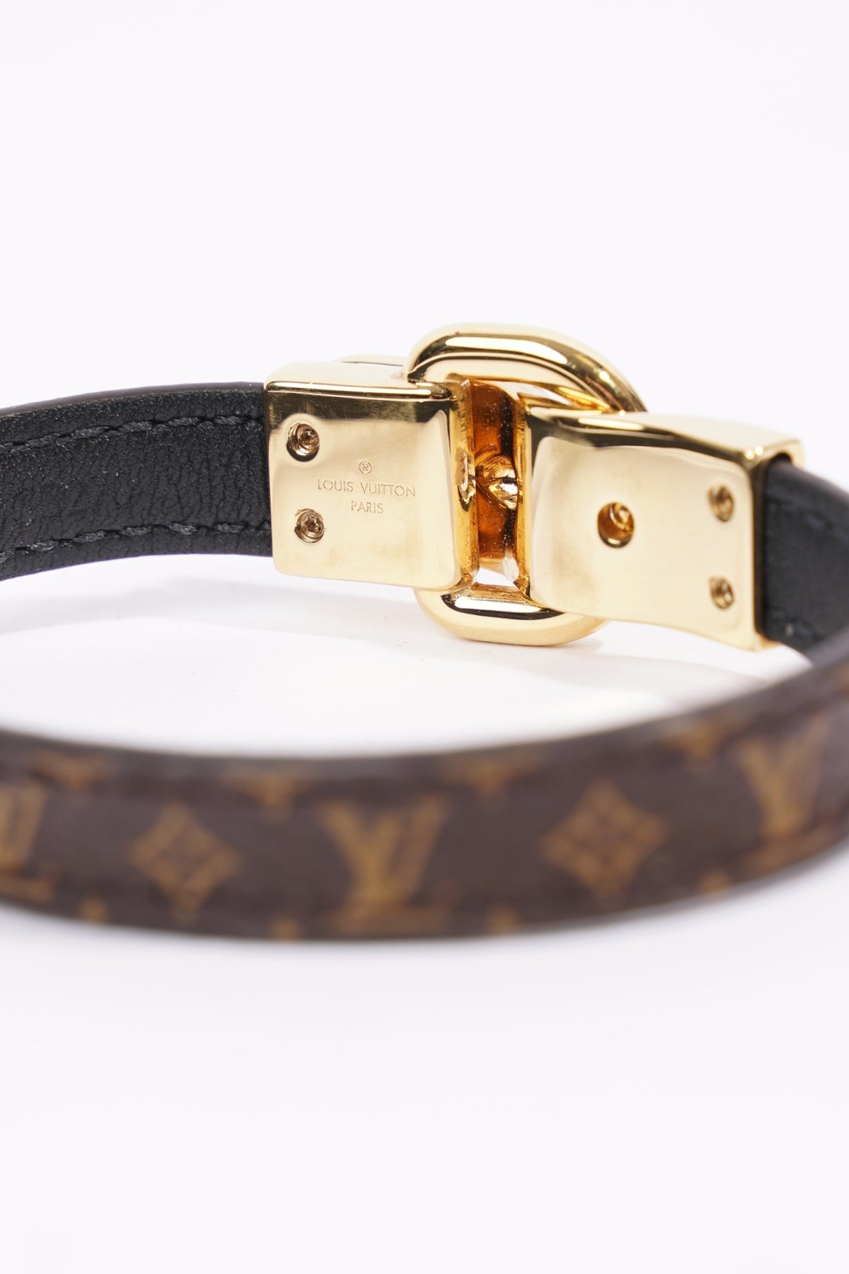 Louis Vuitton Womens Fasten Your LV Bracelet Monogram / Gold 17
