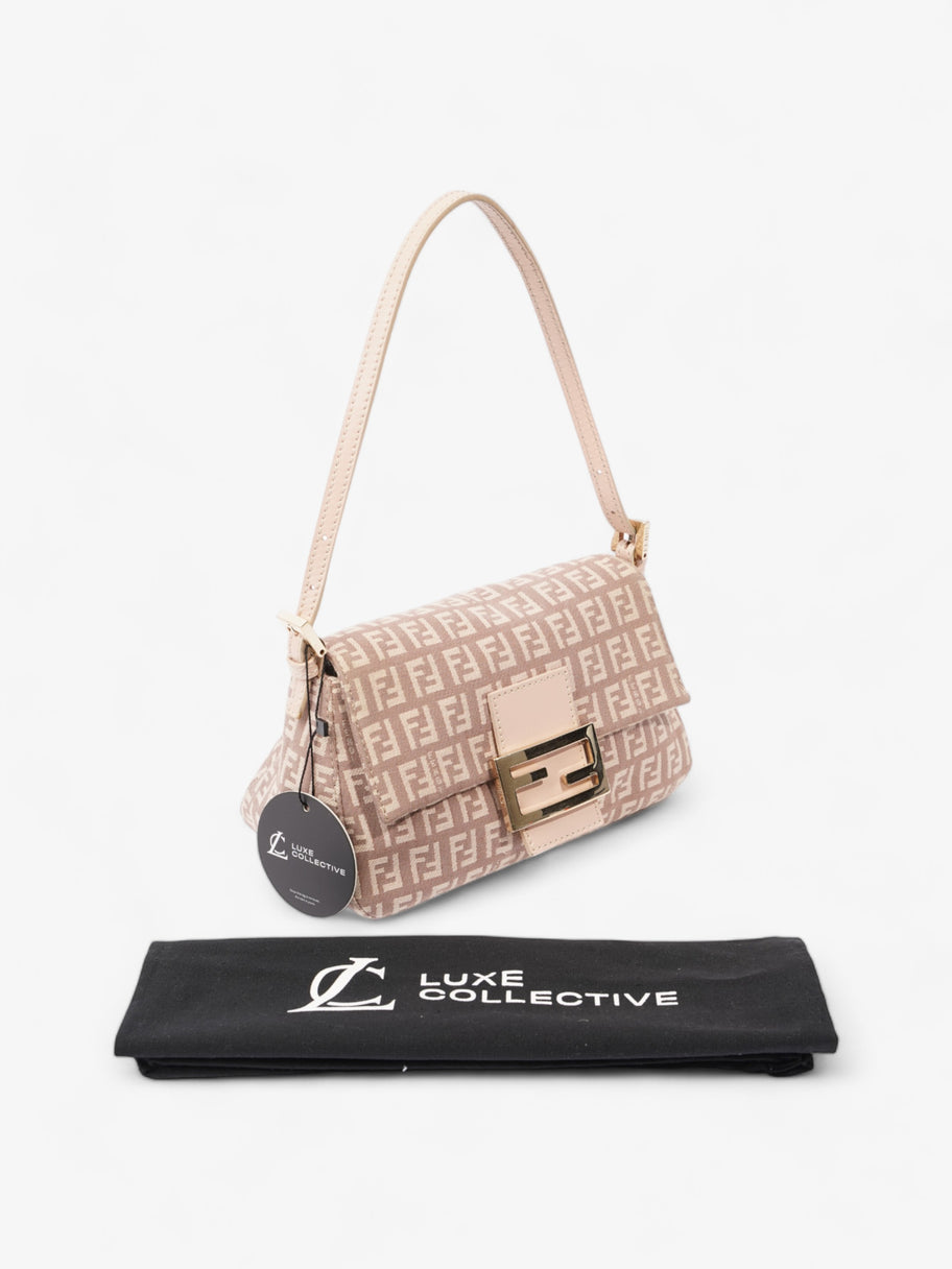 Fendi Mamma Baguette Pink Canvas Image 11