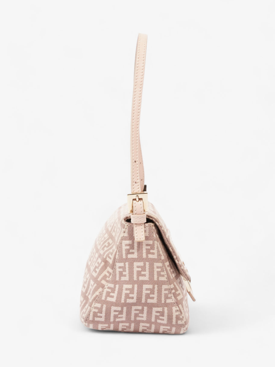 Fendi Mamma Baguette Pink Canvas Image 3