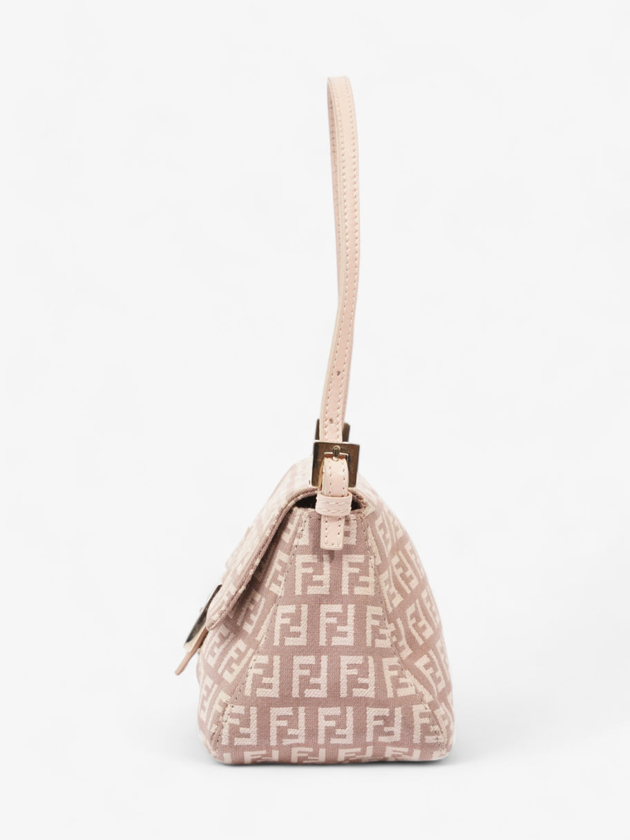 Fendi Mamma Baguette Pink Canvas Image 5