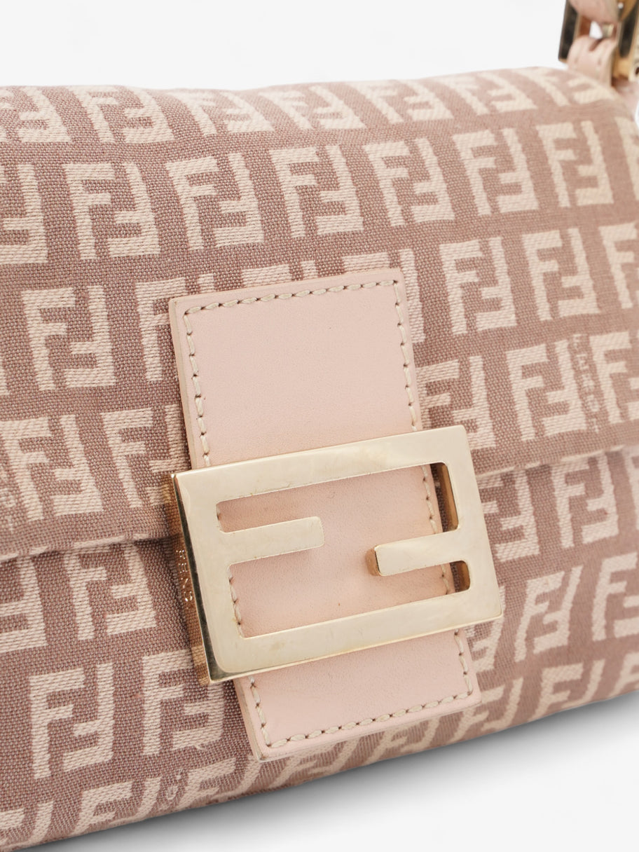 Fendi Mamma Baguette Pink Canvas Image 8