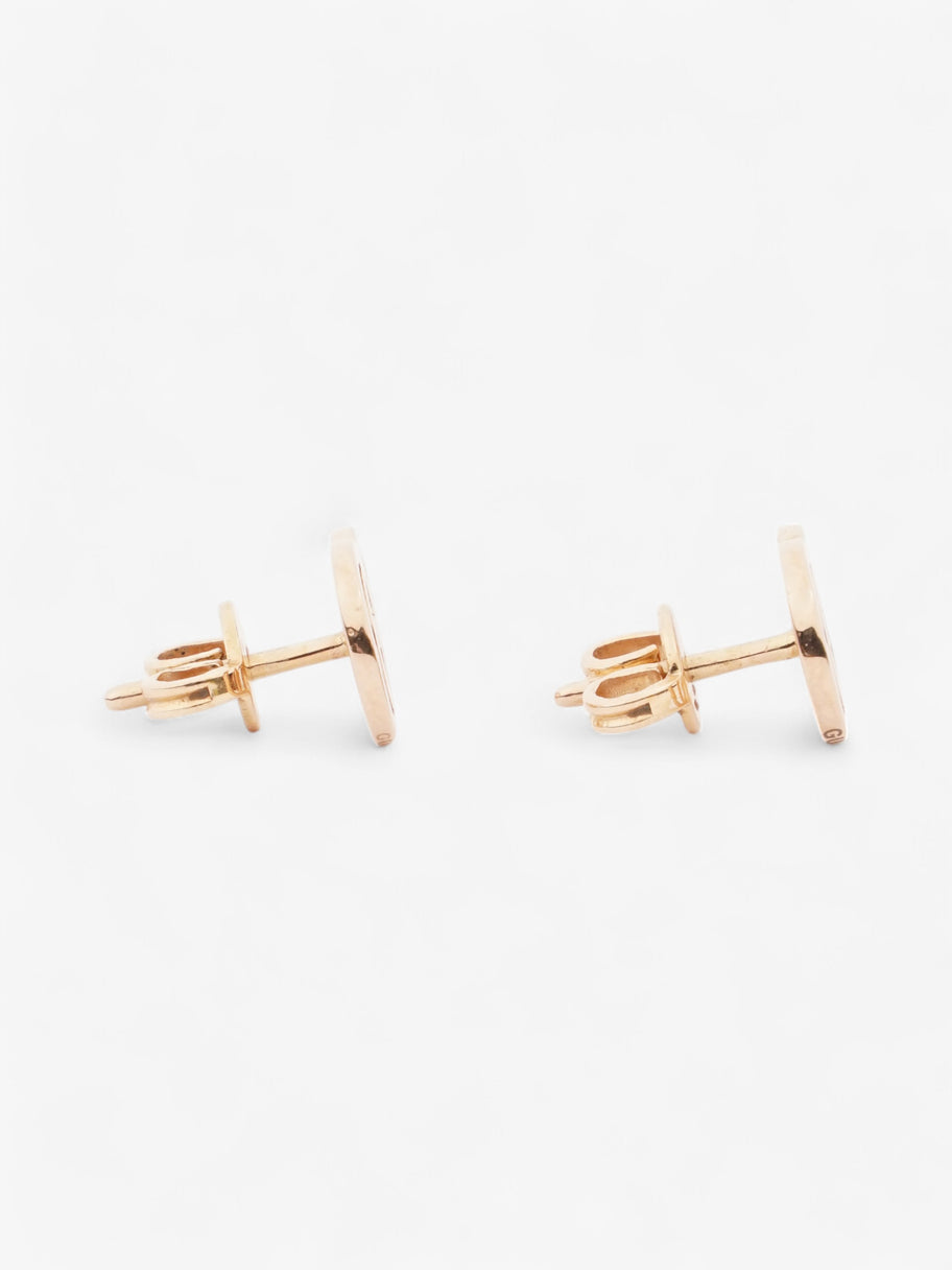 Gucci 18ct GG Earrings Rose Gold Gold Plated Image 4