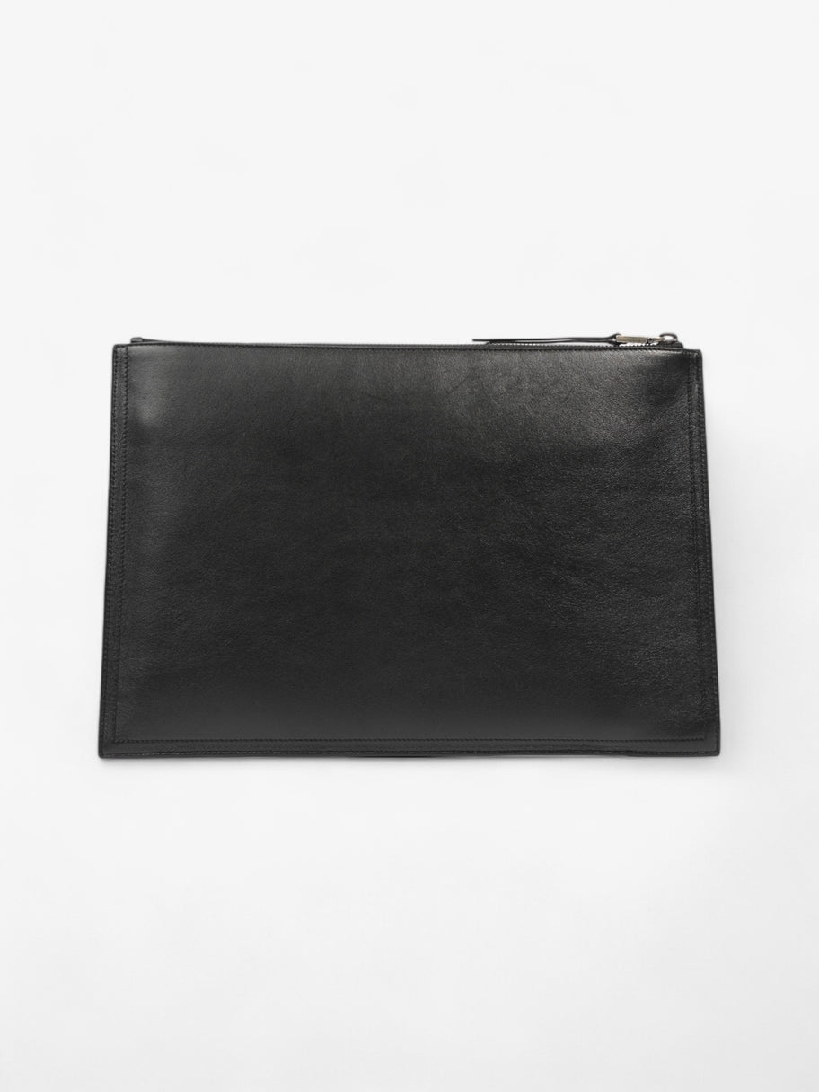 Givenchy 4G Emblem Clutch Black Leather Large Image 3