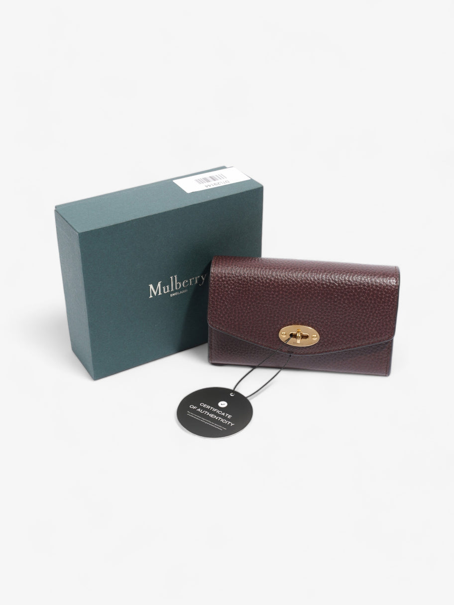 Mulberry Darley Wallet Oxblood Grained Leather Medium Image 9