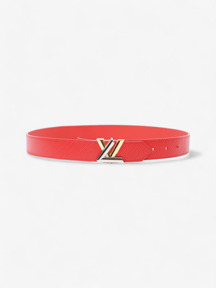 Louis Vuitton Twist Belt Red Epi Leather 80cm 32