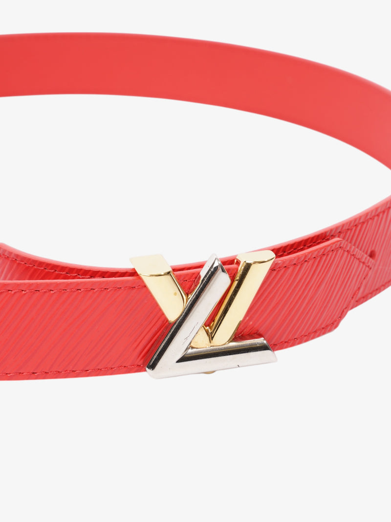  Louis Vuitton Twist Belt Red Epi Leather 80cm 32