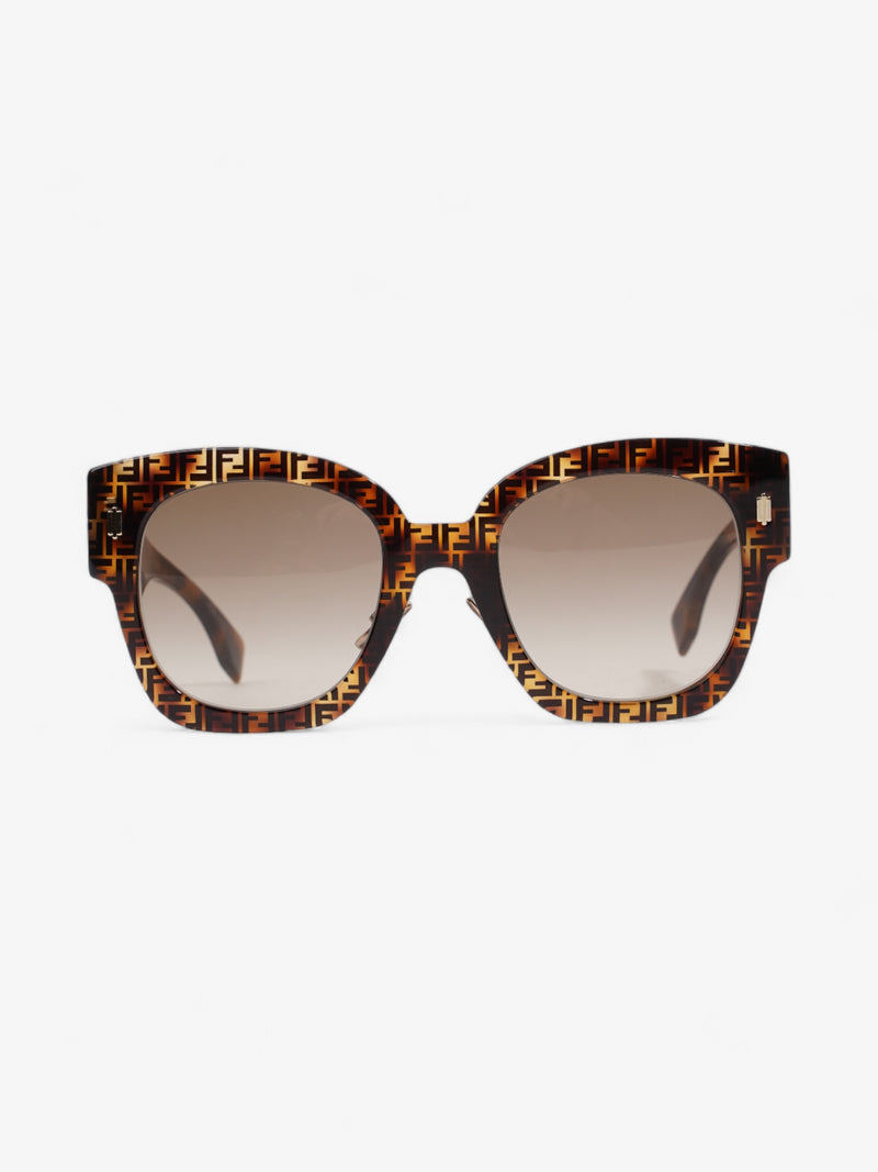  Fendi Roma Square Sunglasses Tortoise  Acetate 150mm