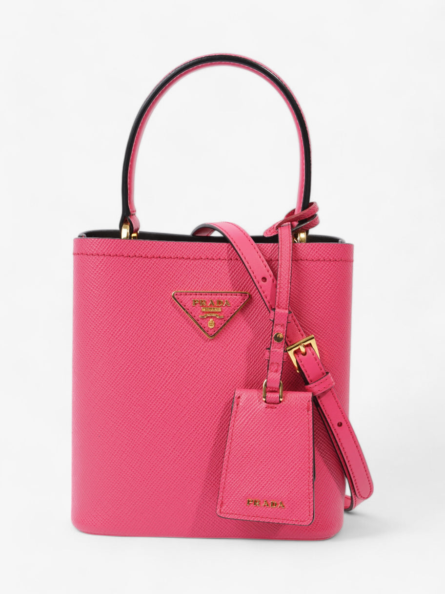 Prada Pannier Hot Pink Saffiano Leather Small Image 1