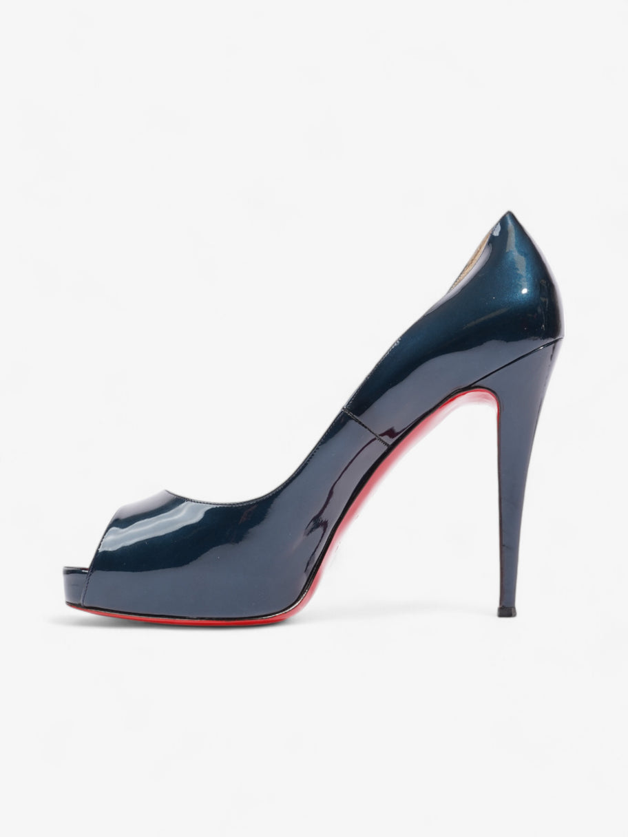 Christian Louboutin Very Prive 120mm Midnight Blue Patent Leather EU 41 UK 8 Image 3