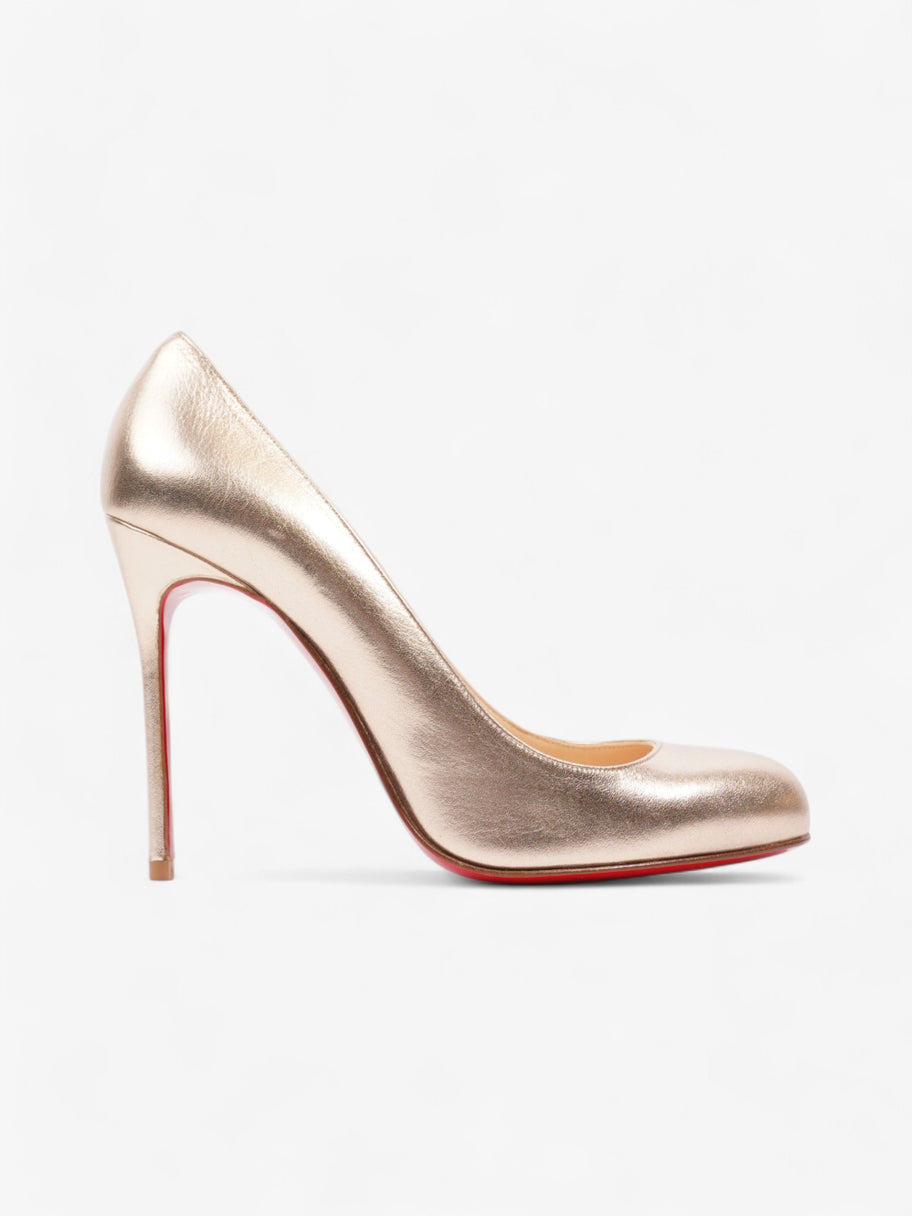 Christian Louboutin Fifi 100 Nichel Leather EU 38.5 UK 5.5 Image 1