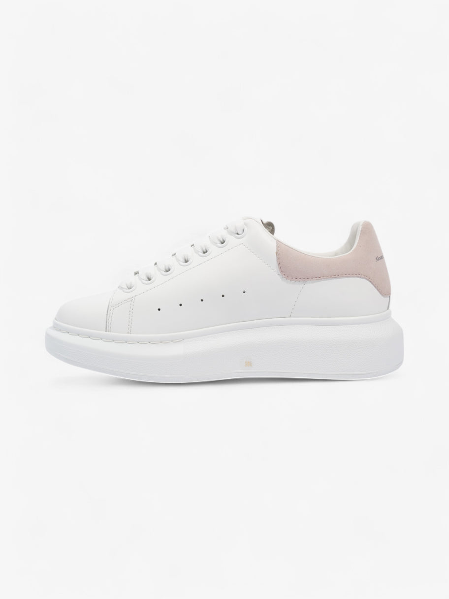 Alexander McQueen Oversized Sneakers White Pink Tab Leather EU 38.5 Luxe Collective