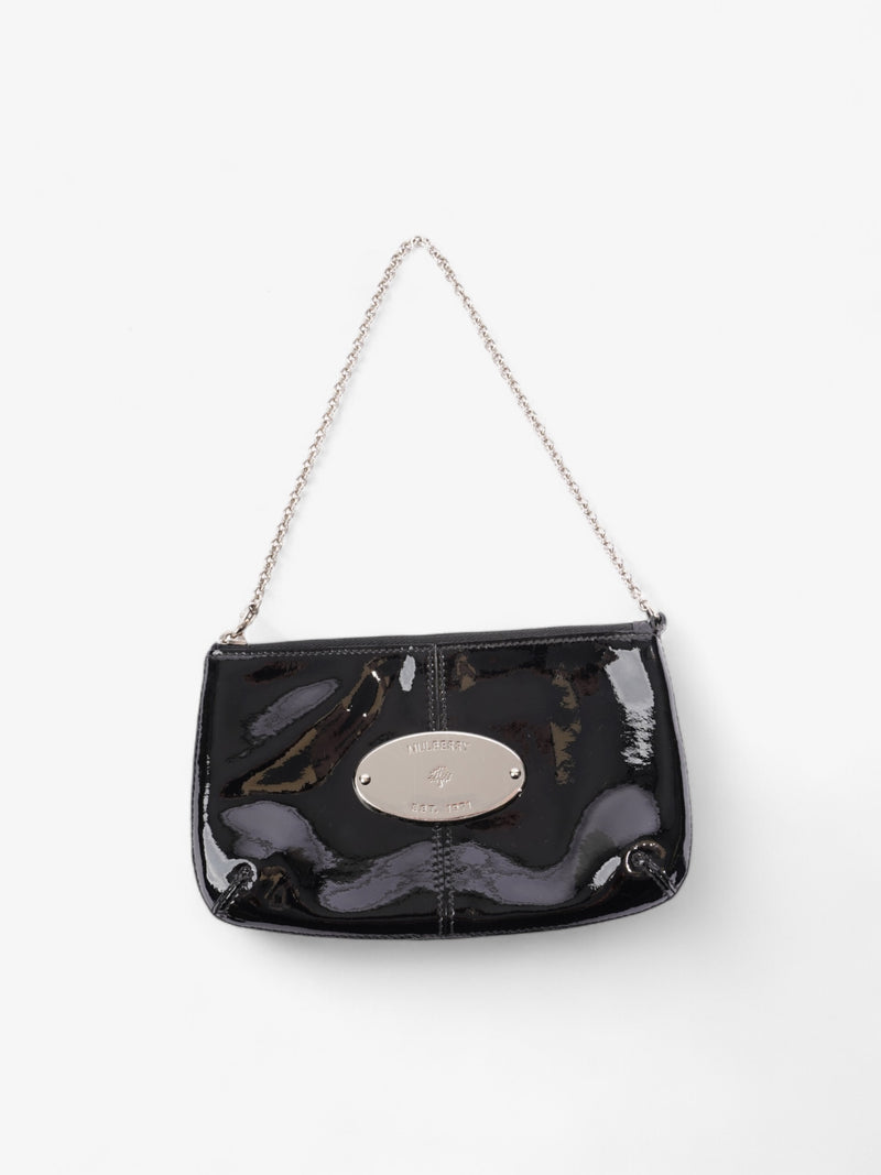  Mulberry Shoulder Bag Black Patent Leather