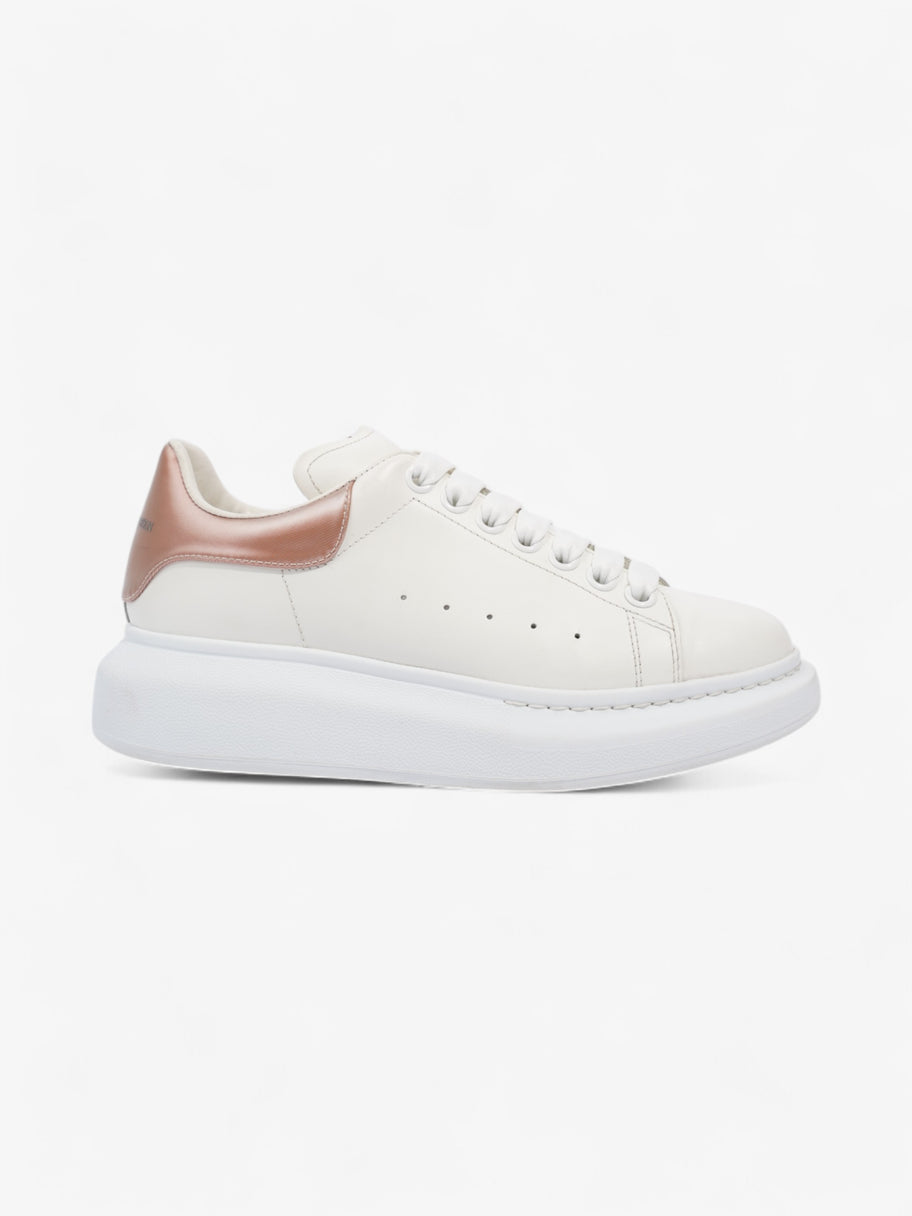 Alexander McQueen Oversized Sneaker White / Pink Tab Leather EU 37.5 UK 4.5 Image 1