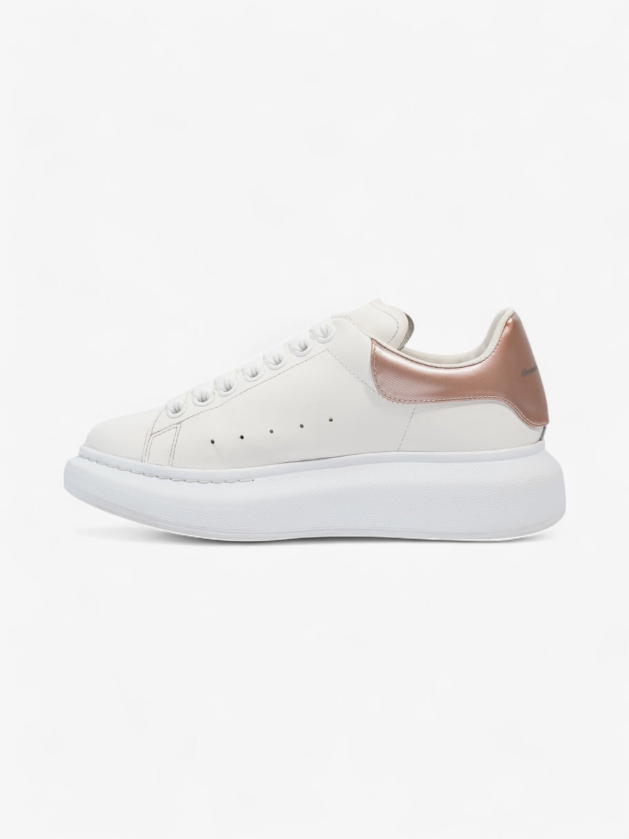 Alexander McQueen Oversized Sneaker White / Pink Tab Leather EU 37.5 UK 4.5 Image 3