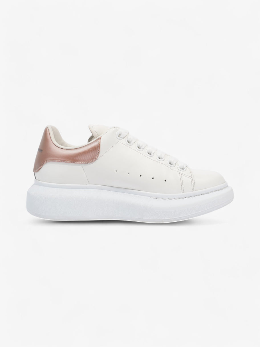 Alexander McQueen Oversized Sneaker White / Pink Tab Leather EU 37.5 UK 4.5 Image 4