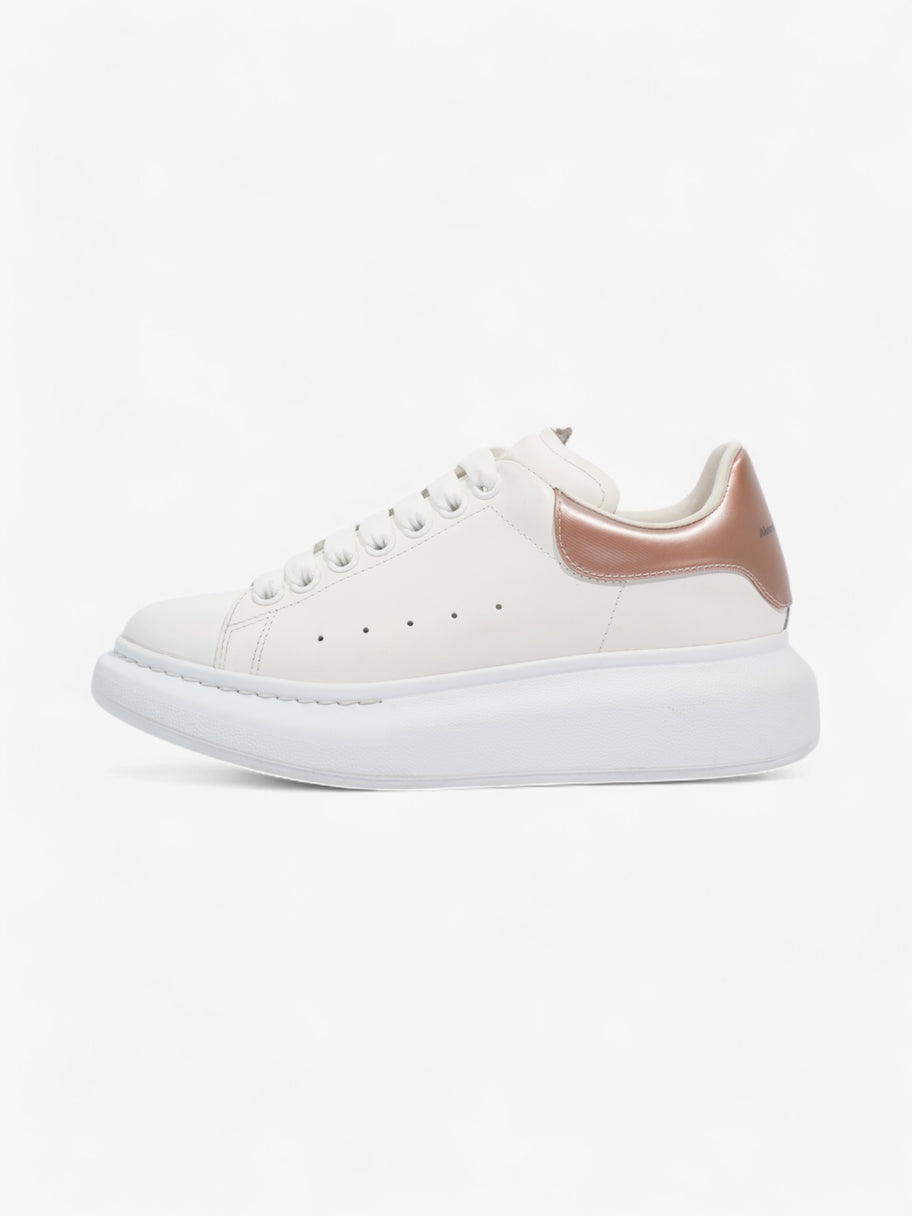 Alexander McQueen Oversized Sneaker White / Pink Tab Leather EU 37.5 UK 4.5 Image 5