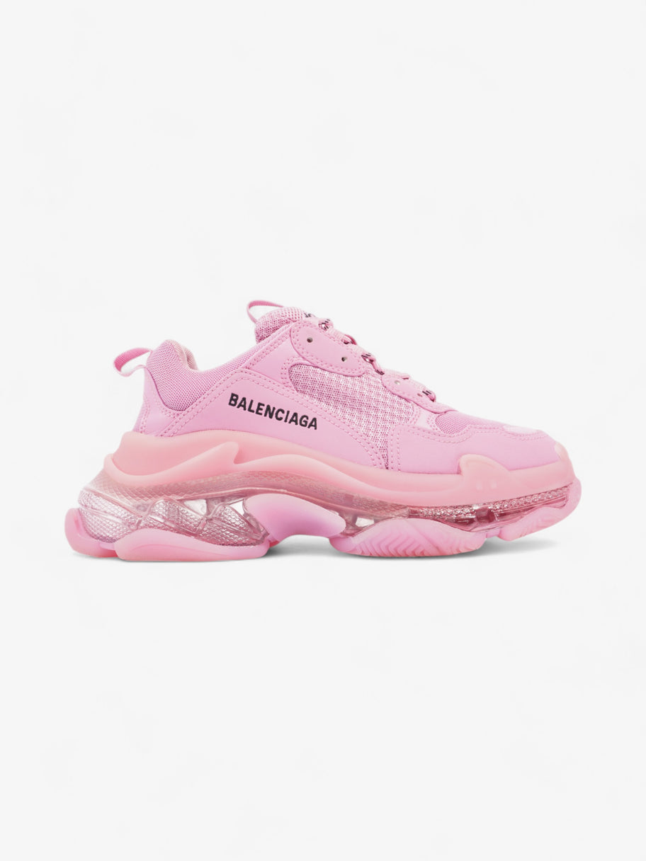 Balenciaga Triple S Clear Sole Pink Mesh EU 37 UK 4 Image 1