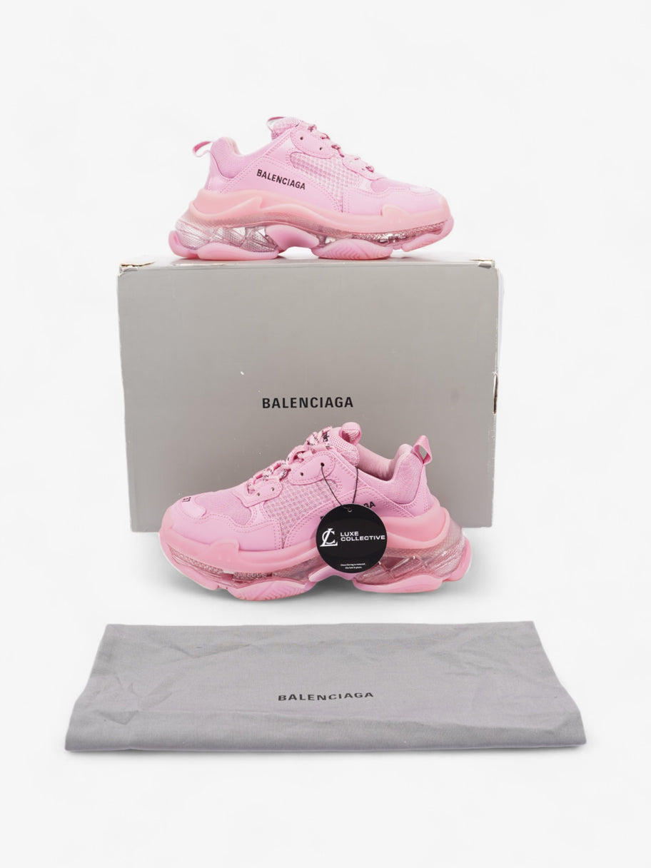 Balenciaga Triple S Clear Sole Pink Mesh EU 37 UK 4 Image 10