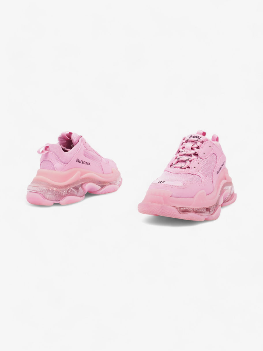 Balenciaga Triple S Clear Sole Pink Mesh EU 37 UK 4 Image 9