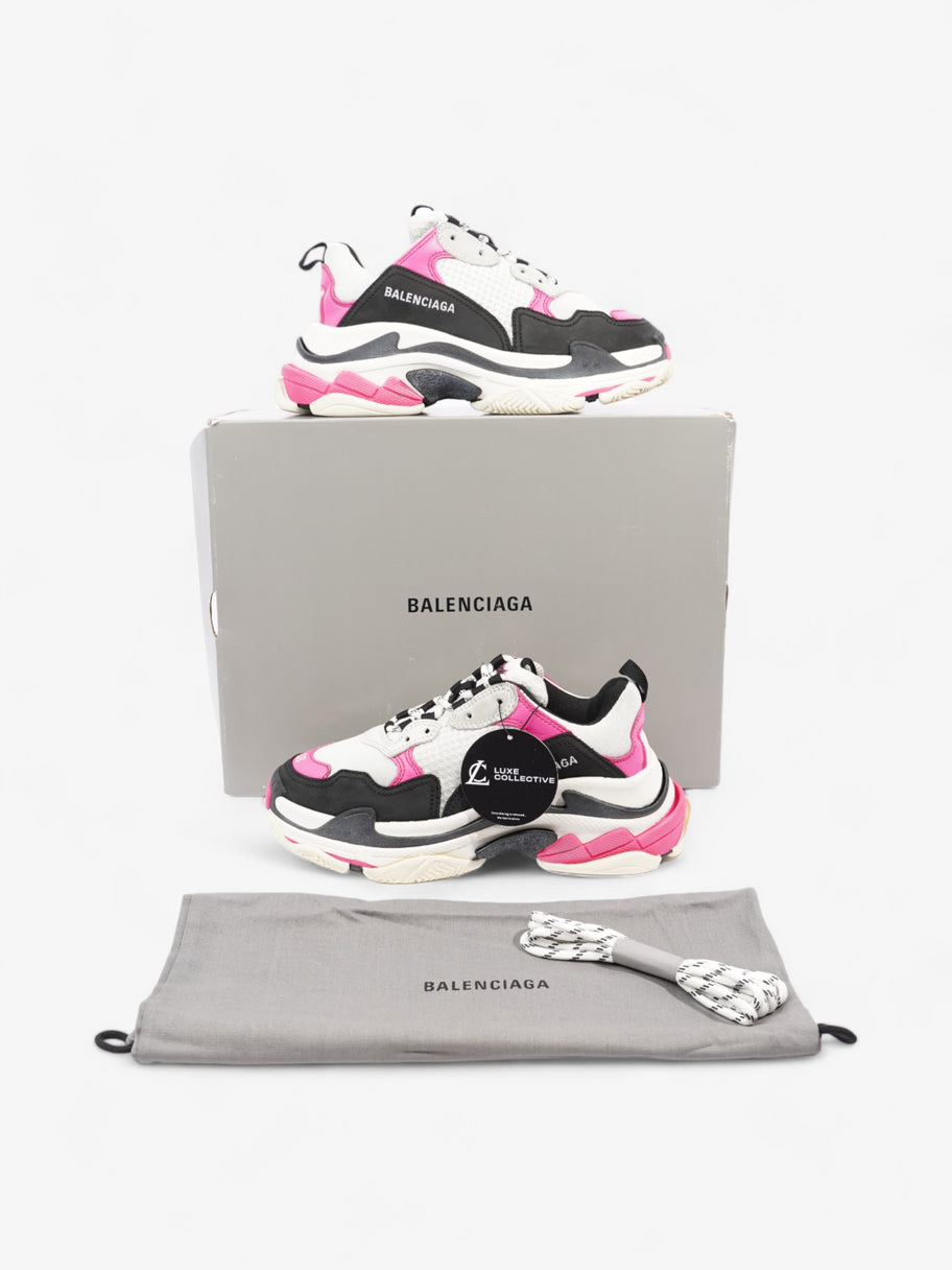 Balenciaga Triple S White / Pink / Black Mesh EU 38 UK 5 Image 10