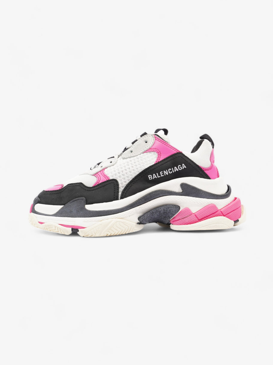 Balenciaga Triple S White / Pink / Black Mesh EU 38 UK 5 Image 5