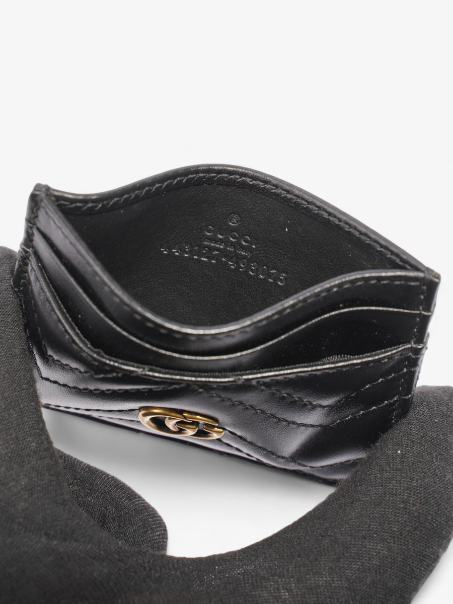 Gucci GG Marmont Card Holder Black Matelasse Leather Image 5