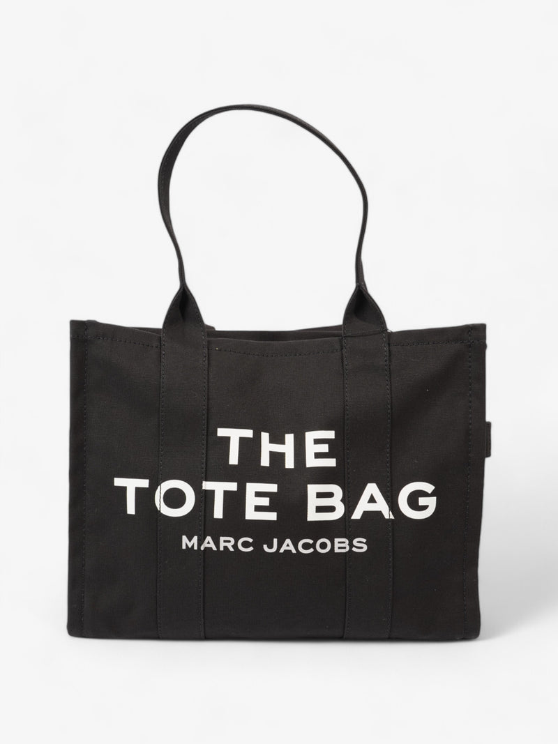  Marc Jacobs The Tote Bag Black / White Canvas Large