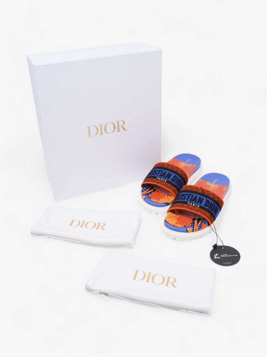 Christian Dior Dway Orange / Blue / Black Cotton EU 37.5 UK 4.5 Image 9