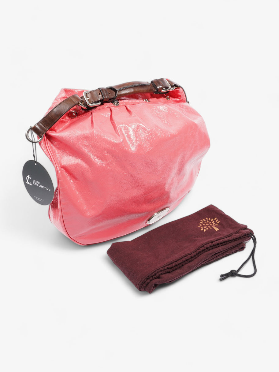 Mitzy Hobo East West Pink Leather Image 10