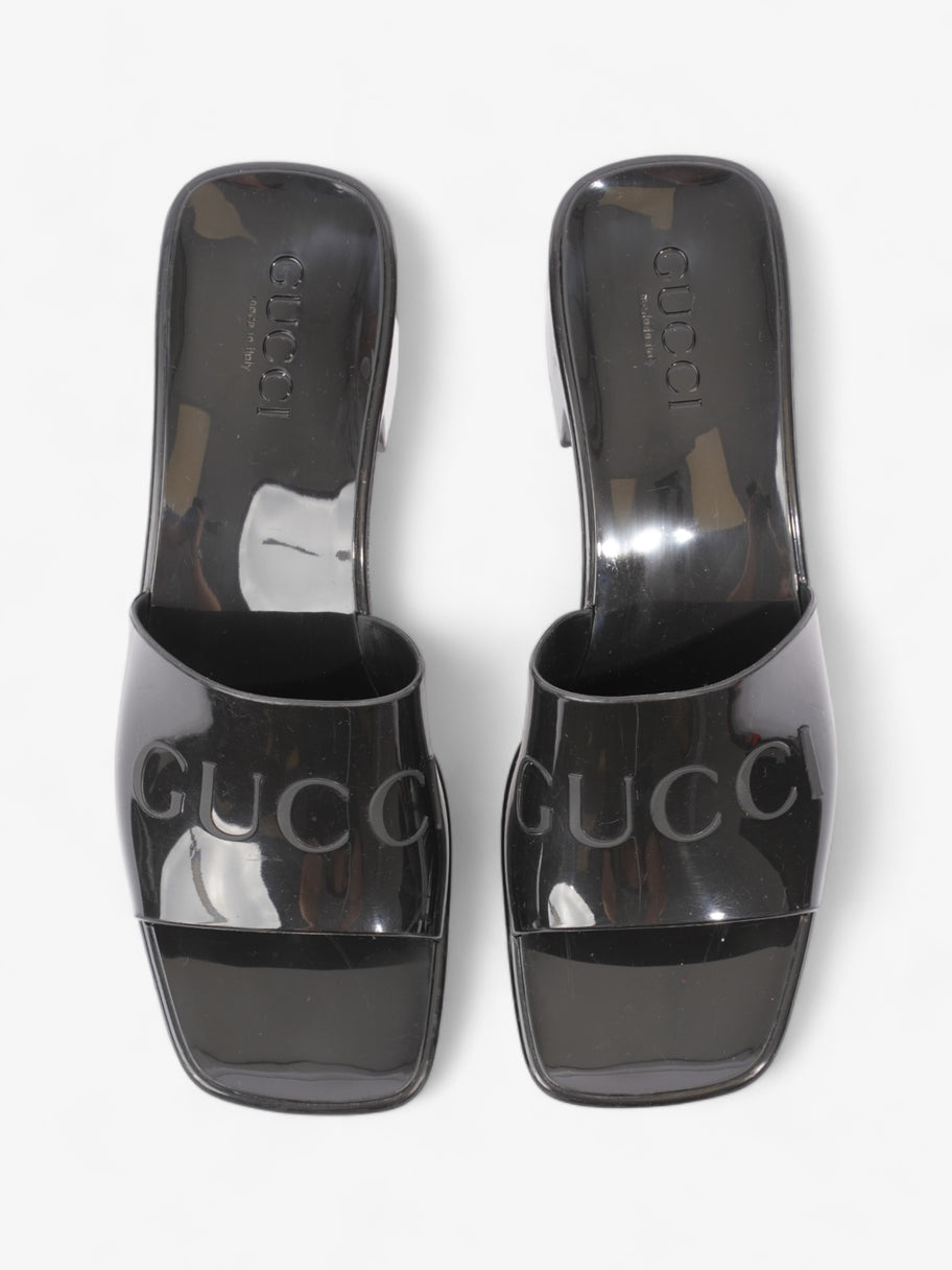 Logo Platform Slide Sandal 40mm Black Rubber EU 38 UK 5 Image 8