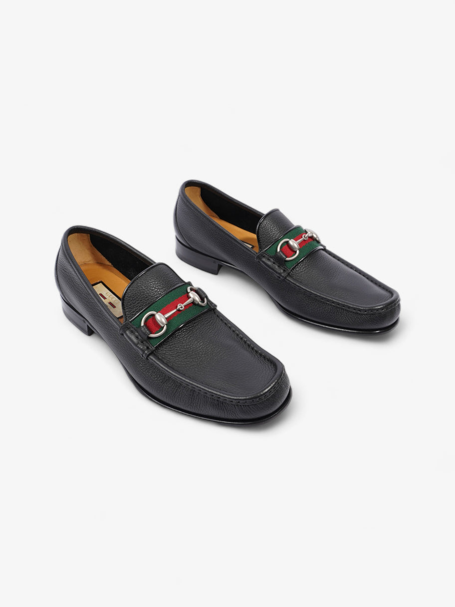 Gucci Horsebit Loafers Black / Green / Red Leather EU 45 UK 11 Image 2