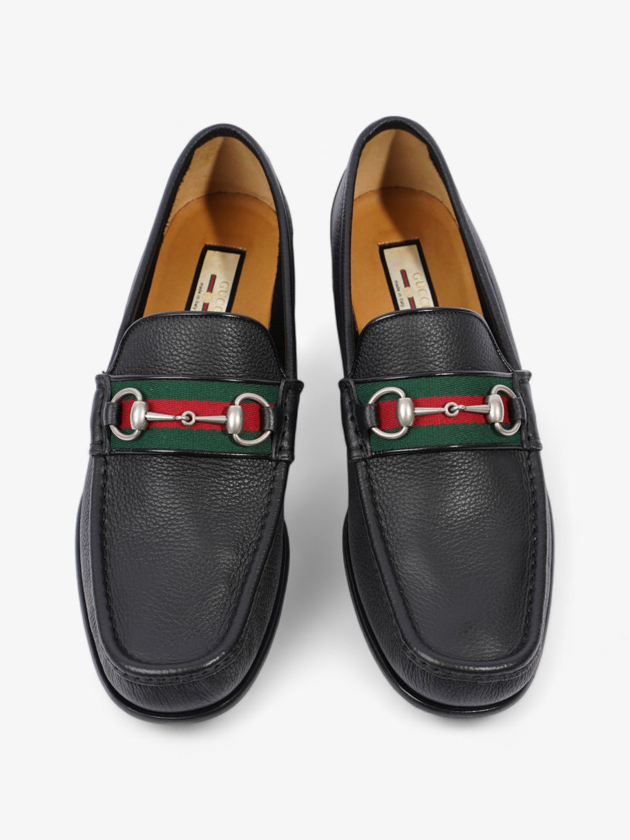 Gucci Horsebit Loafers Black / Green / Red Leather EU 45 UK 11 Image 8