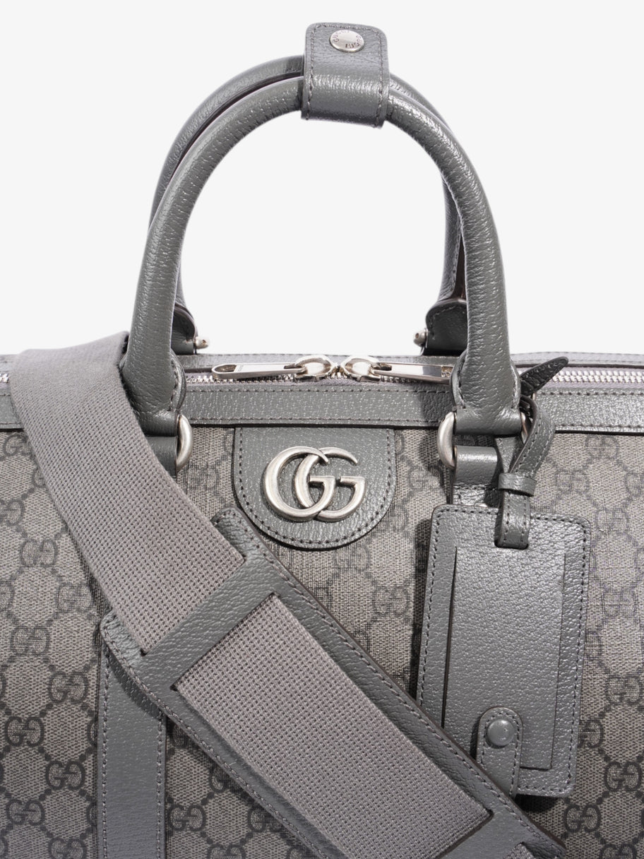 Gucci Ophidia Duffle Bag GG Supreme / Grey Coated Canvas Large Image 3