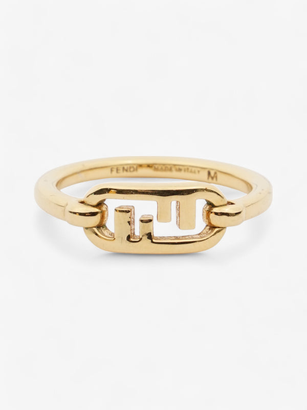 Fendi O'Lock Ring Gold Base Metal Medium (54mm)