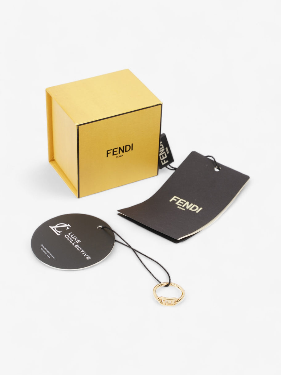 Fendi O'Lock Ring Gold Base Metal Medium (54mm) Image 5