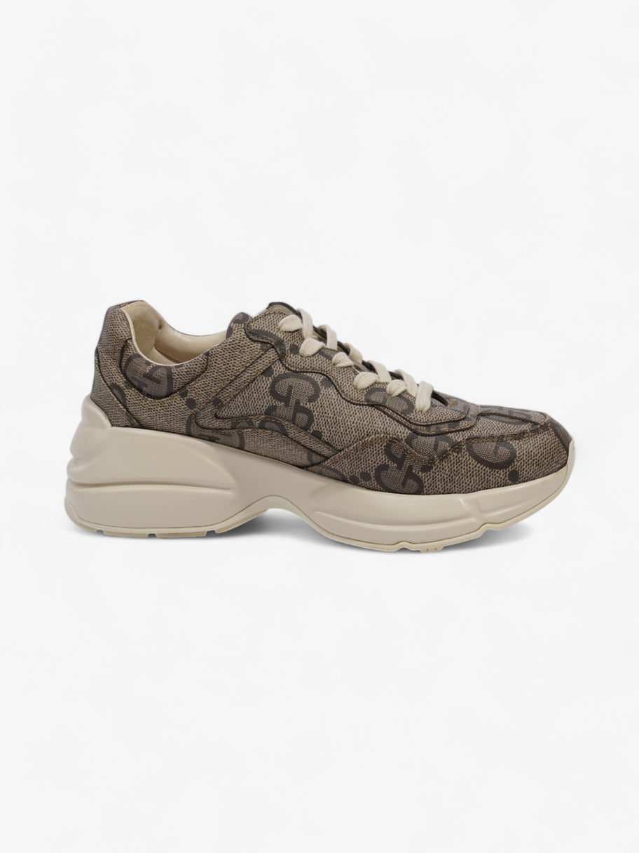 Gucci Rhyton Sneakers Beige  / Brown Canvas EU 37.5 UK 4.5 Image 4