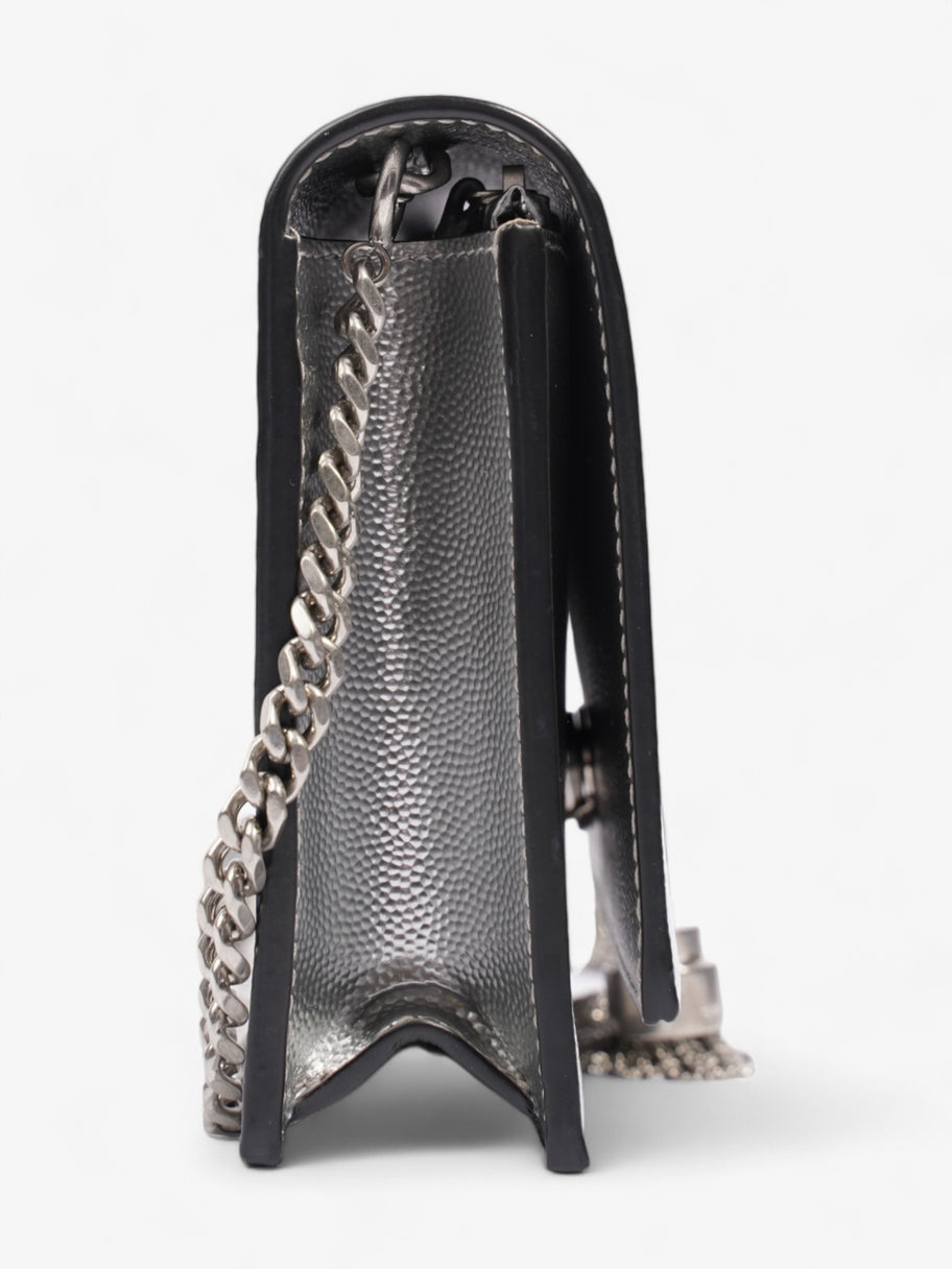 Saint Laurent Kate Monogram Tassel Silver Leather Image 6